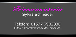 Friseurmeisterin Sylvia Schneider